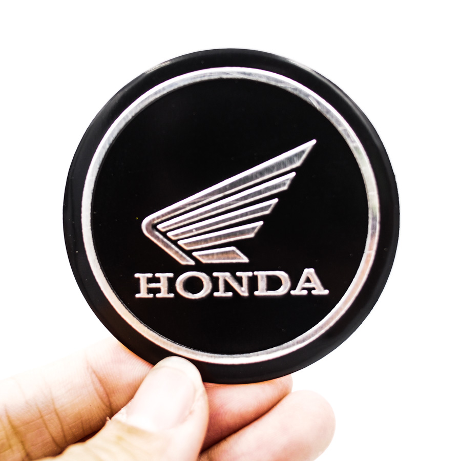 Sticker hình dán metal kim loại tròn 5.5cm - Honda