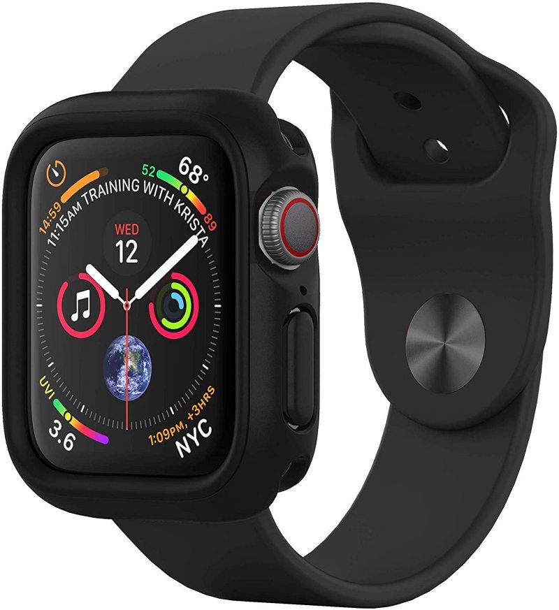 á»p Apple Watch Rhinoshield Cash Guard NX USA_Äen_size 42mm_ Hà ng nháºp khẩu - Dây Äeo thay thế