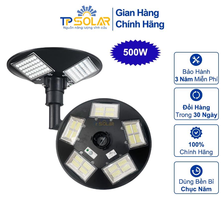 Đèn Sân Vườn Năng Lượng Mặt Trời TP Solar TP-U500 Công Suất 500W  Cảm Biến Chuyển Động