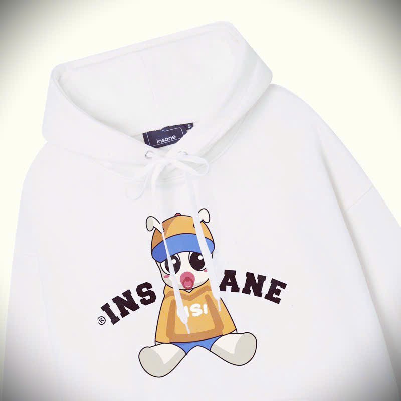 Áo Hoodie INSANE l Freaky Bear, Áo Hoodie Nam Nữ Unisex , Áo Khoác Hoodie Cặp Đôi Local Brand Form Rộng Có Mũ Hàn Quốc Cute Chống Nắng Giá Xưởng