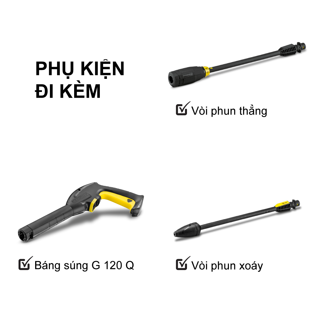 MÁY PHUN RỬA ÁP LỰC CAO KARCHER K2 POWER CONTROL