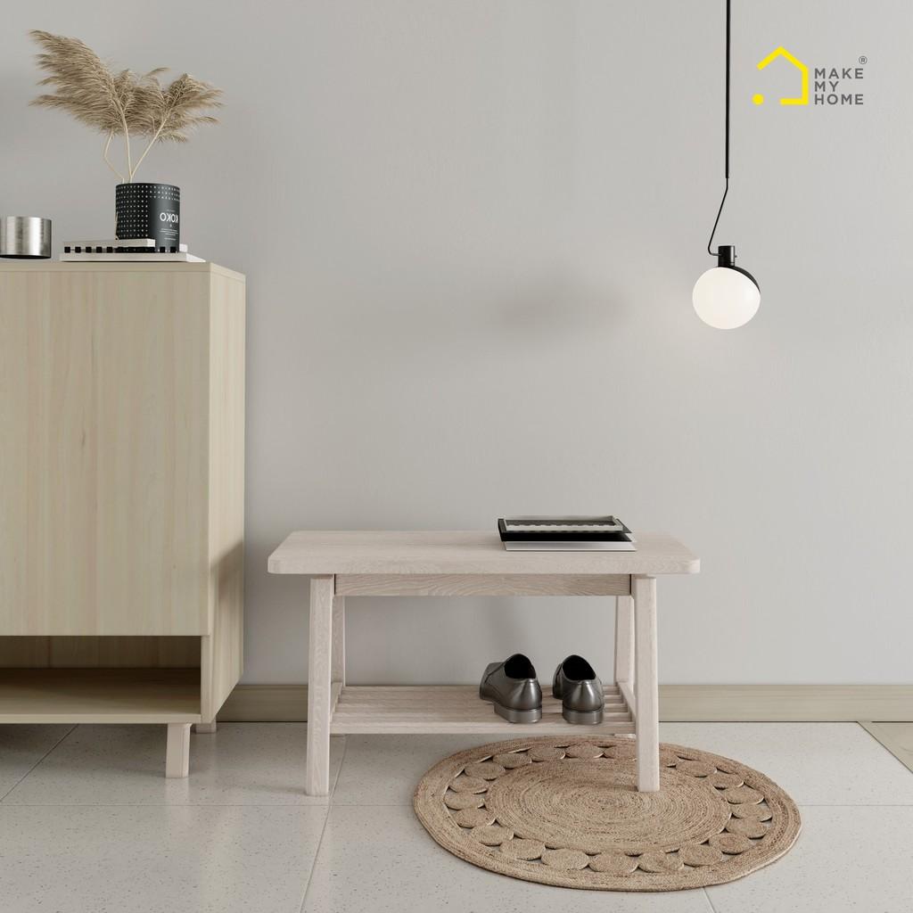 Ghế Băng Thay Giày Gỗ Tự Nhiên Make My Home Quada