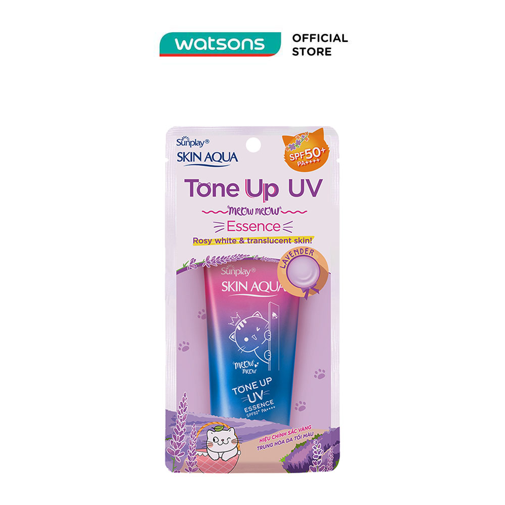 Tinh Chất Chống Nắng Sunplay Skin Aqua Tone Up UV Essence Lavender SPF50+ PA++++ 50g