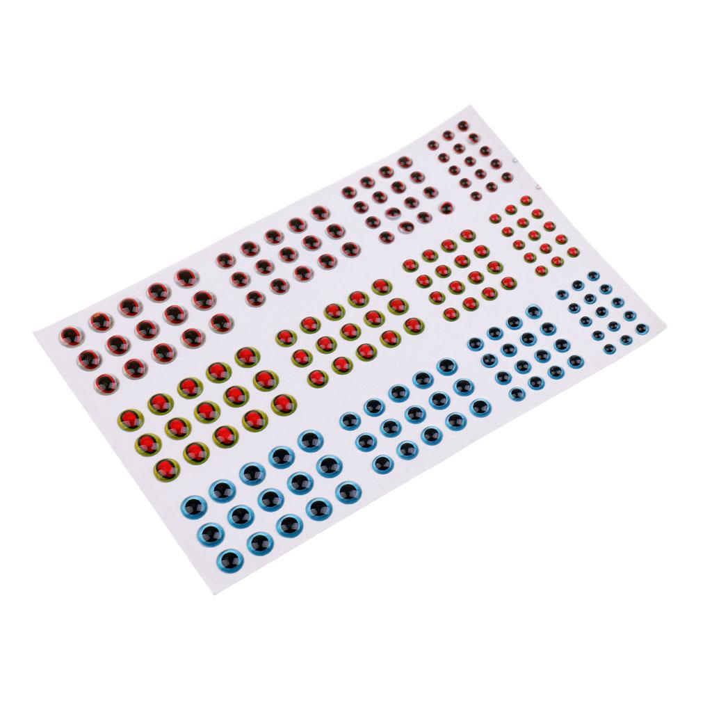 Eye 3/4/5/6mm 3D Holographic Lure Eyes Fly Tying Jigs Crafts Doll