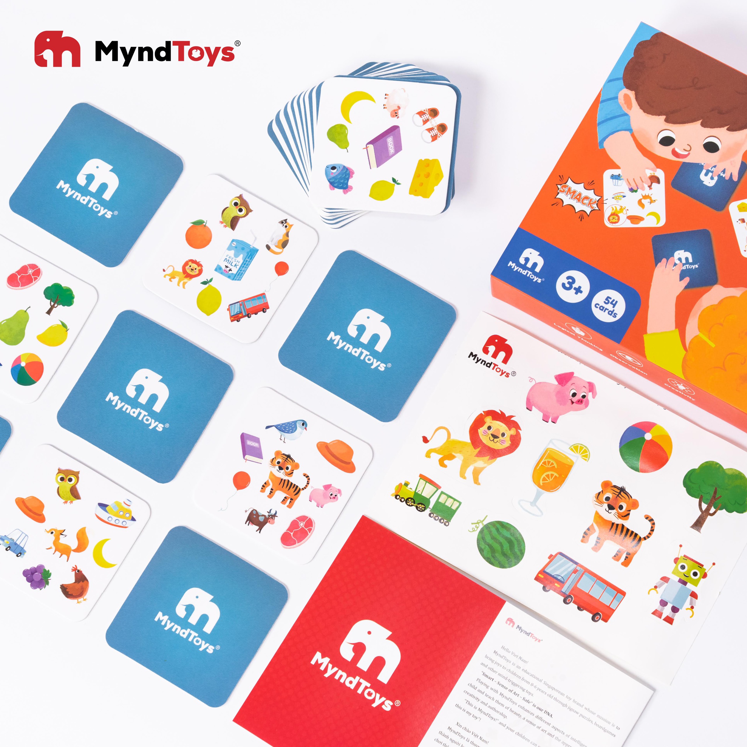 Đồ Chơi Xếp Hình MyndToys – Smack & Match – A Matching Game (Trò chơi tìm hình giống nhau cho Bé từ 3 tuổi)