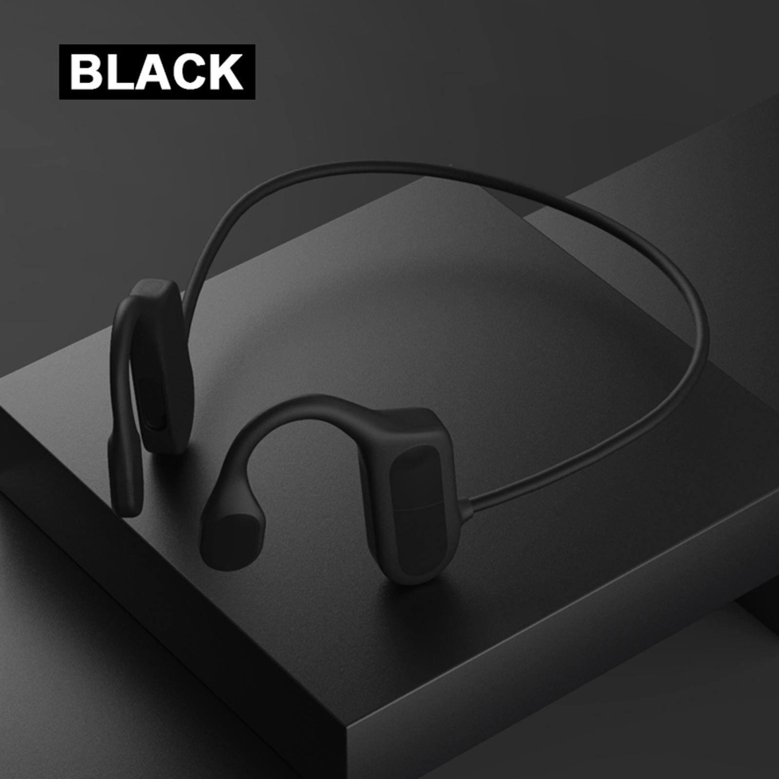 Headphones Double Ears Headset for Driving Indoor Fitness Black