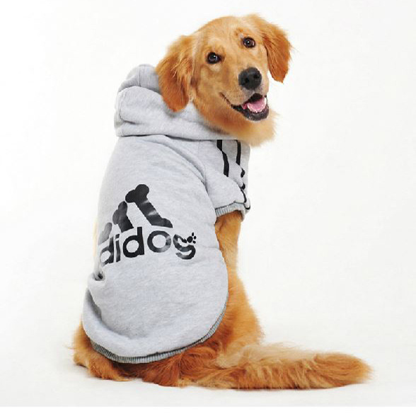 Áo nỉ ADIDOG dành cho chó lớn, Áo hoodie siêu ấm phù hợp cho chó trên 10kg