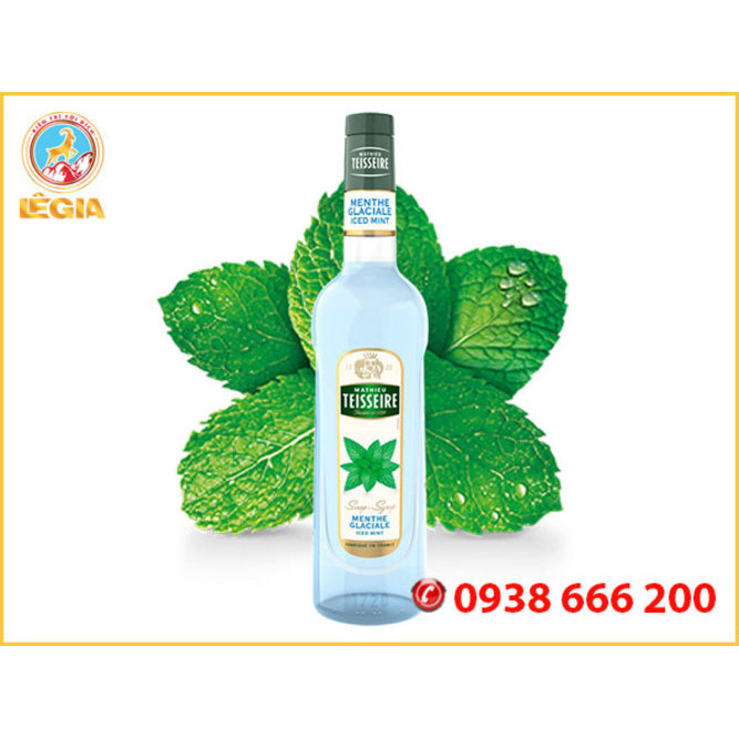 Siro TEISSEIRE Bạc Hà Trắng 700ML (ICE MINT SYRUP)