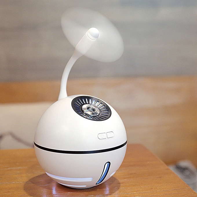 Máy phun sương tạo ẩm khuếch tán tinh dầu quả cầu Space Ball humidifier GXZ-J616 cao cấp tích hợp đèn, quạt mini