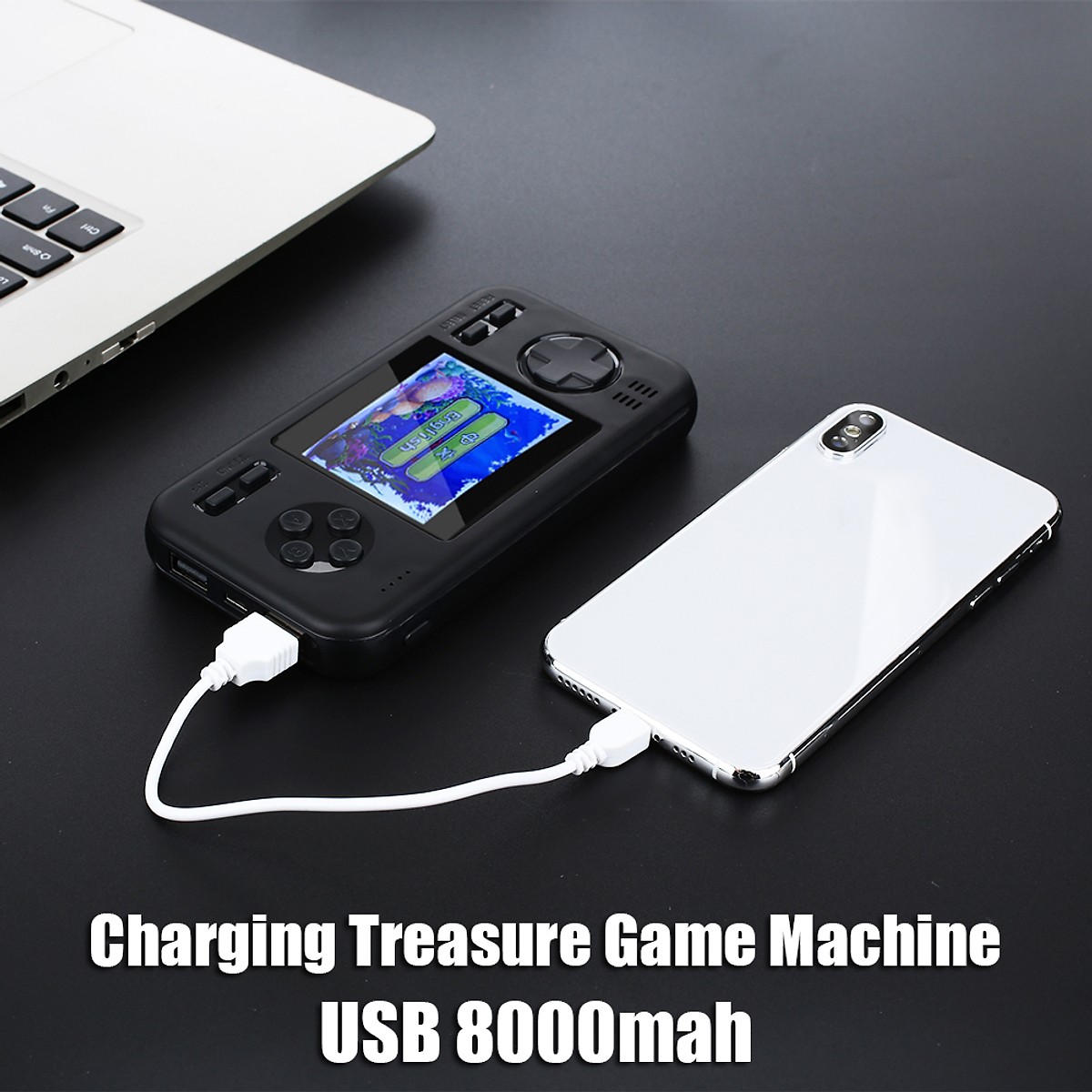 Hình ảnh Máy Chơi Game Có Tích Hợp Sẵn Trò Chơi 416 màu ngẫu nhiên (8000 Mah)