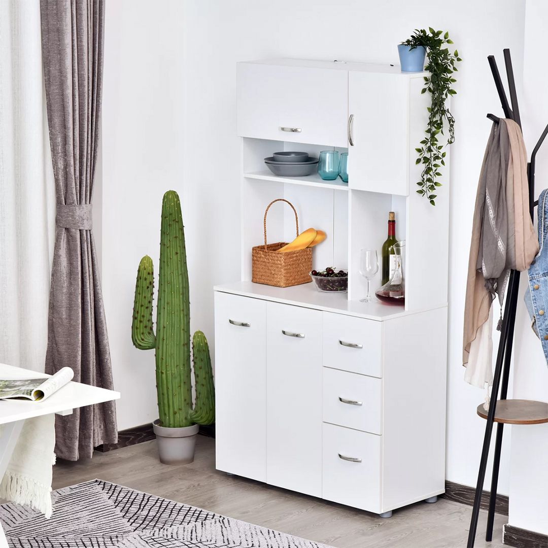 Tủ đựng đồ phòng ăn bằng gỗ công nghiệp cao cấp SMLIFE Daphane
