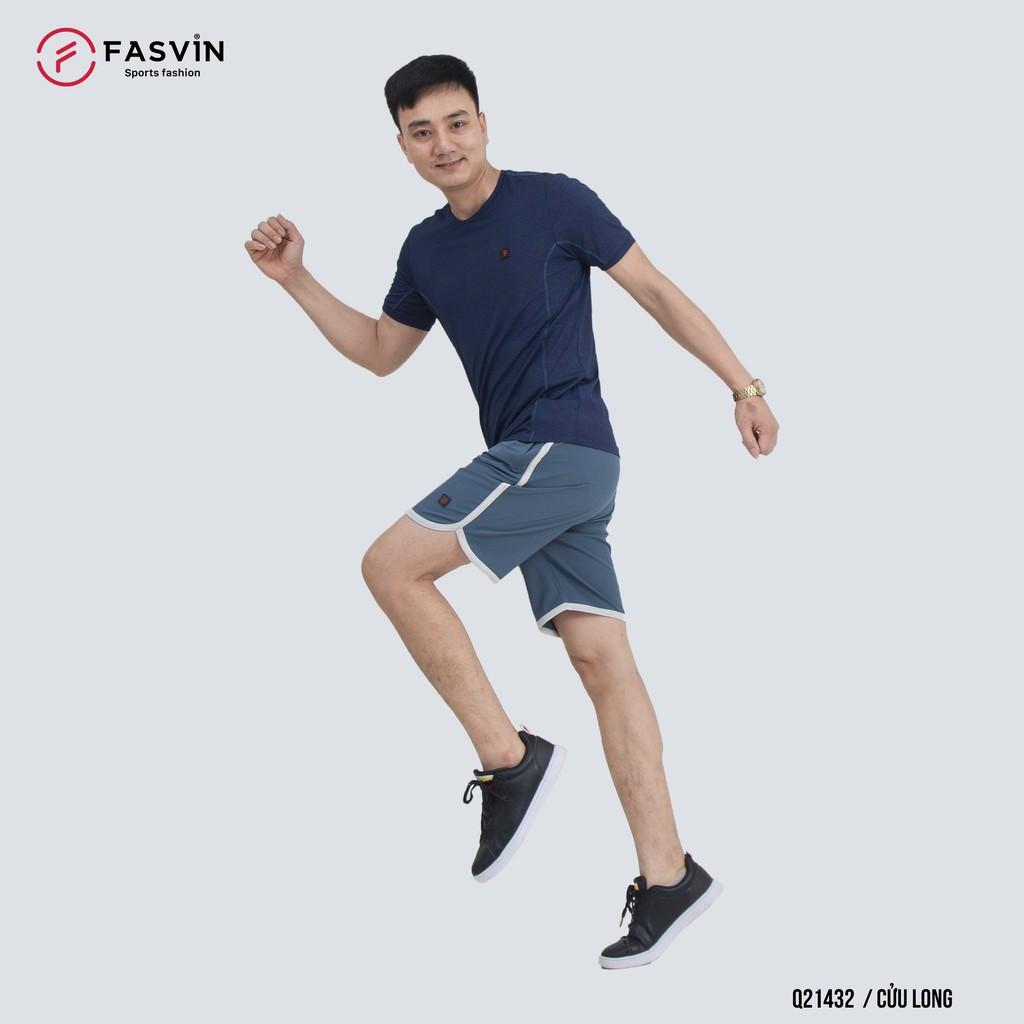 Quần đùi thể thao nam Fasvin Q21432.HN vải gió chun mềm mại co giãn