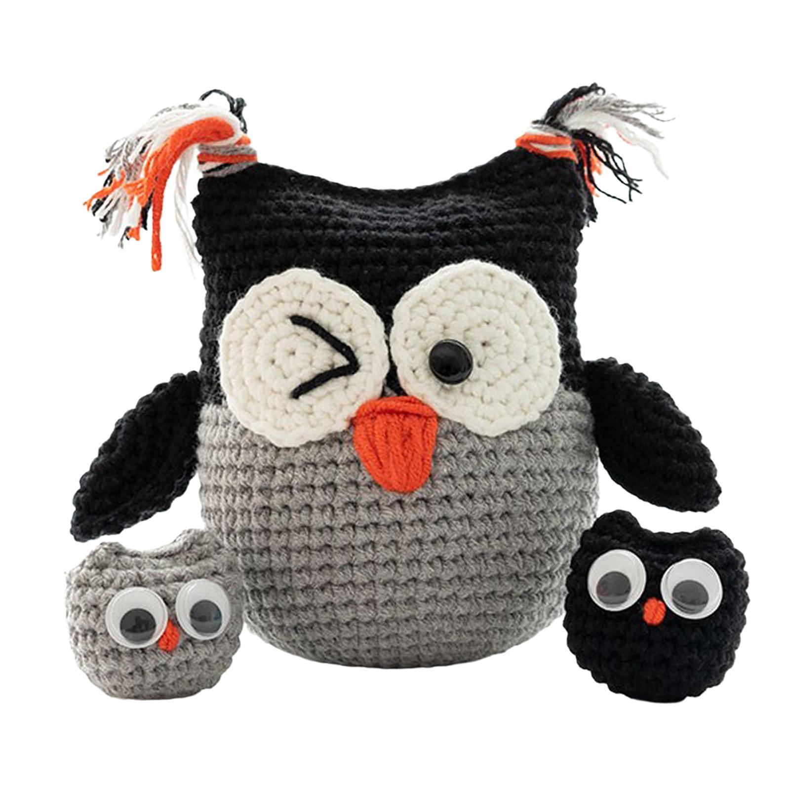 DIY Crochet Kit Hand Knitting Toy Classic for Birthday Gift Beginner Adults