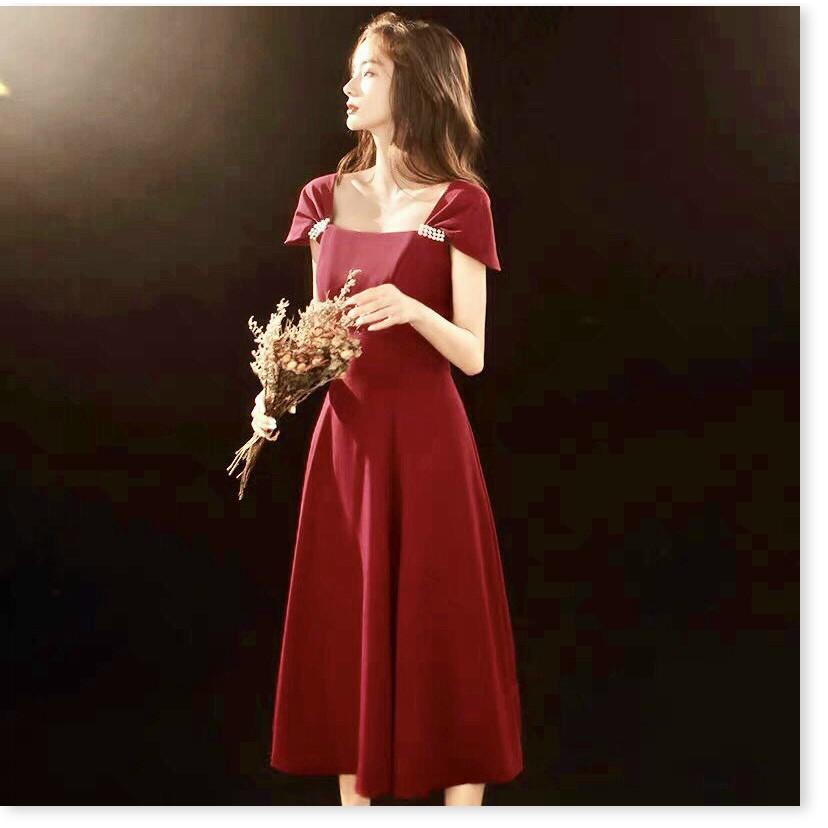 ĐẦM UMI ĐÍNH NGỌC ĐỎ TRƠN NHƯNG KHÔNG KÉM PHẦN QUAN TRỌNG 1HIT1 FASHION