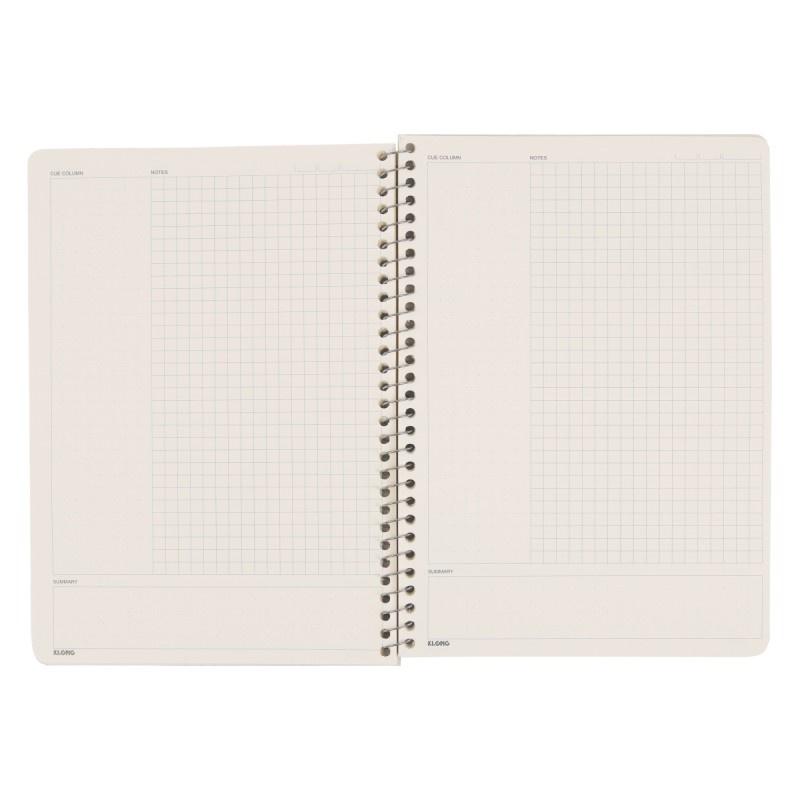 Vở C Notes (6x6)mm lò xo đơn bìa nhựa 2 mặt B5 120 trang 100/76; MS: 587