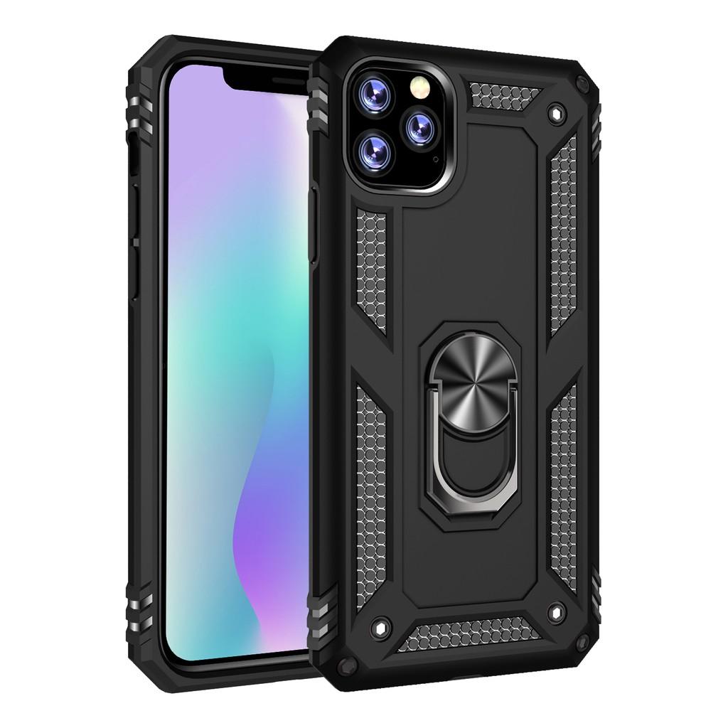 Ốp lưng cho iPhone 11 Pro Max chống sốc 2 lớp kèm nhẫn iring làm giá đỡ cho