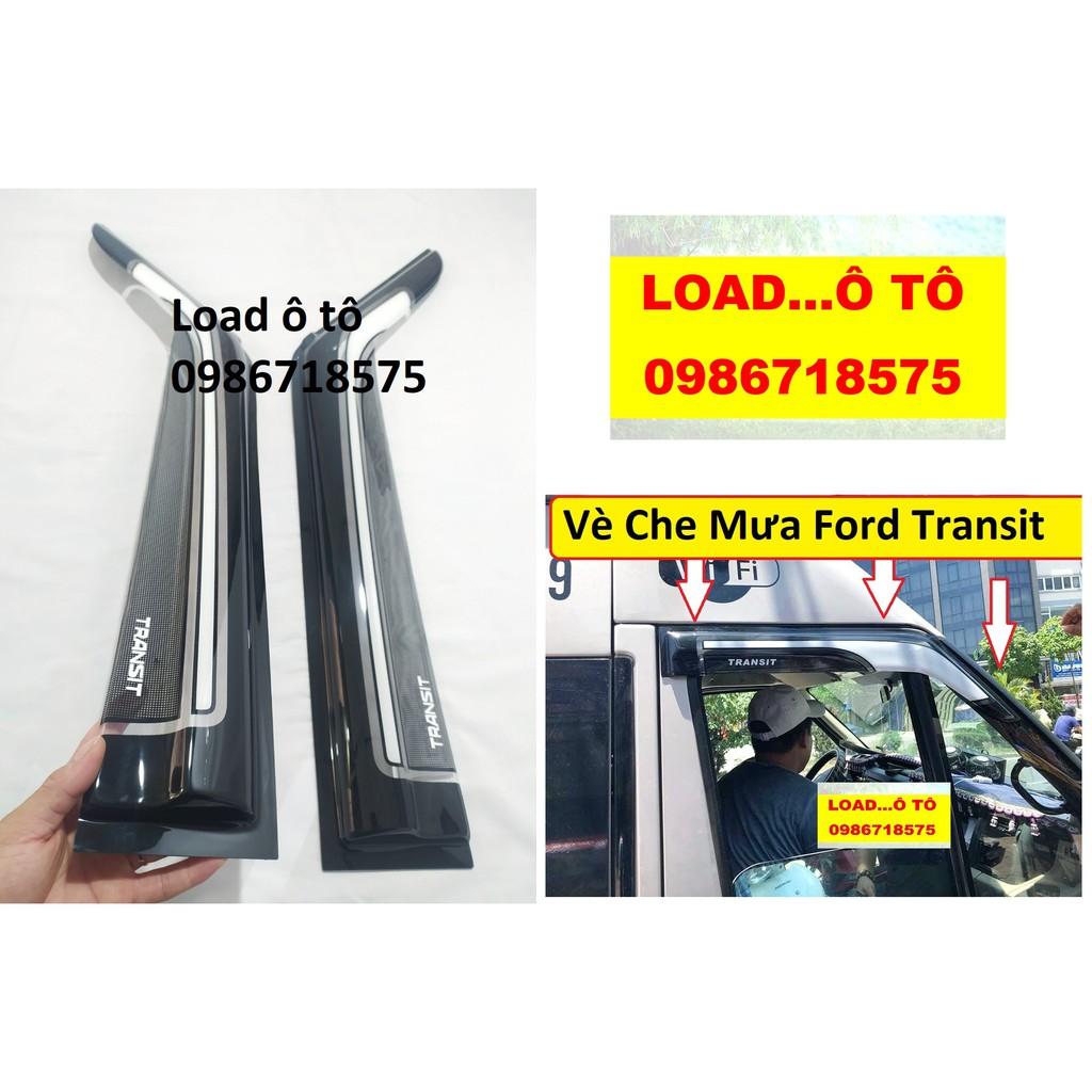 Bộ Vè Che Mưa Xe Ford Transit Đen, Sơn Cao Cấp Nhất Thị Trường