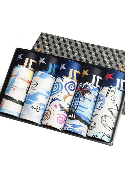 Hộp 5 Quần lót boxer nam Dừa