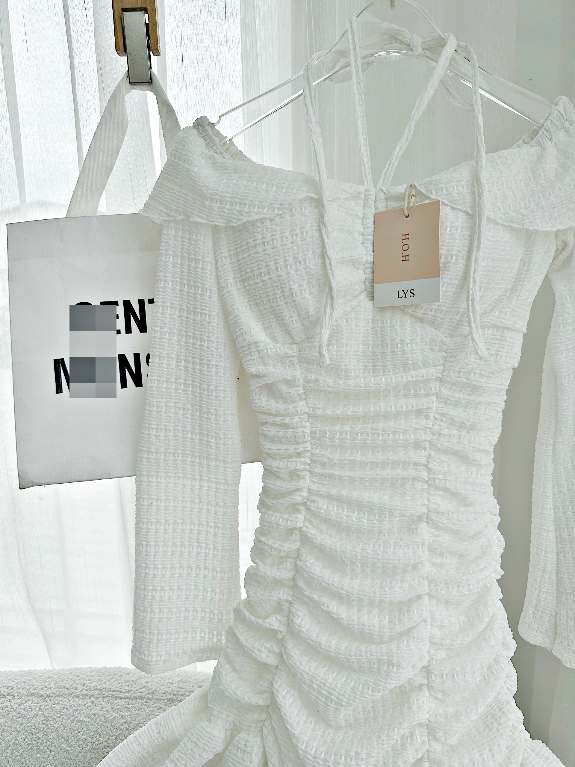 ĐẦM THUN DÂY YẾM TRỄ VAI ÔM BODY MIDI BO THUN VÁY XẾP LY XÒE HẠ EO MẶC 2 KIỂU TRƠN DÀI TAY ĐI TIỆC ĐI CHƠI DẠO PHỐ ĐI BIỂN