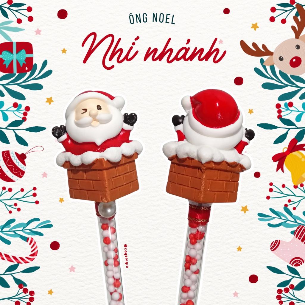 S104 - Bút dao rọc giấy Giáng Sinh Noel dễ thương unbox đơn hàng, cắt sticker băng dán washi tape