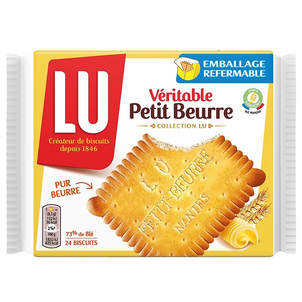 Bánh Quy Bơ Pháp Lu Veritable Petit Beurre Gói 200g