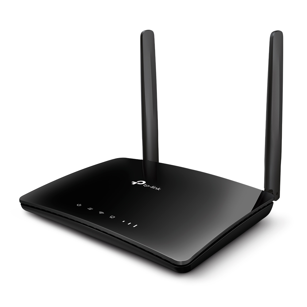 Bộ phát wifi 4G TP-Link TL - MR6400 (300Mbps/ Chuẩn N/ 2 Ăng-ten ngoài/ Sim 4G/ 25 User) - Hàng chính hãng FPT phân phối