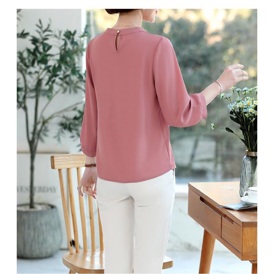 áo kiểu trung niên thanh lịch (thoitrangbigsize05) n49-221