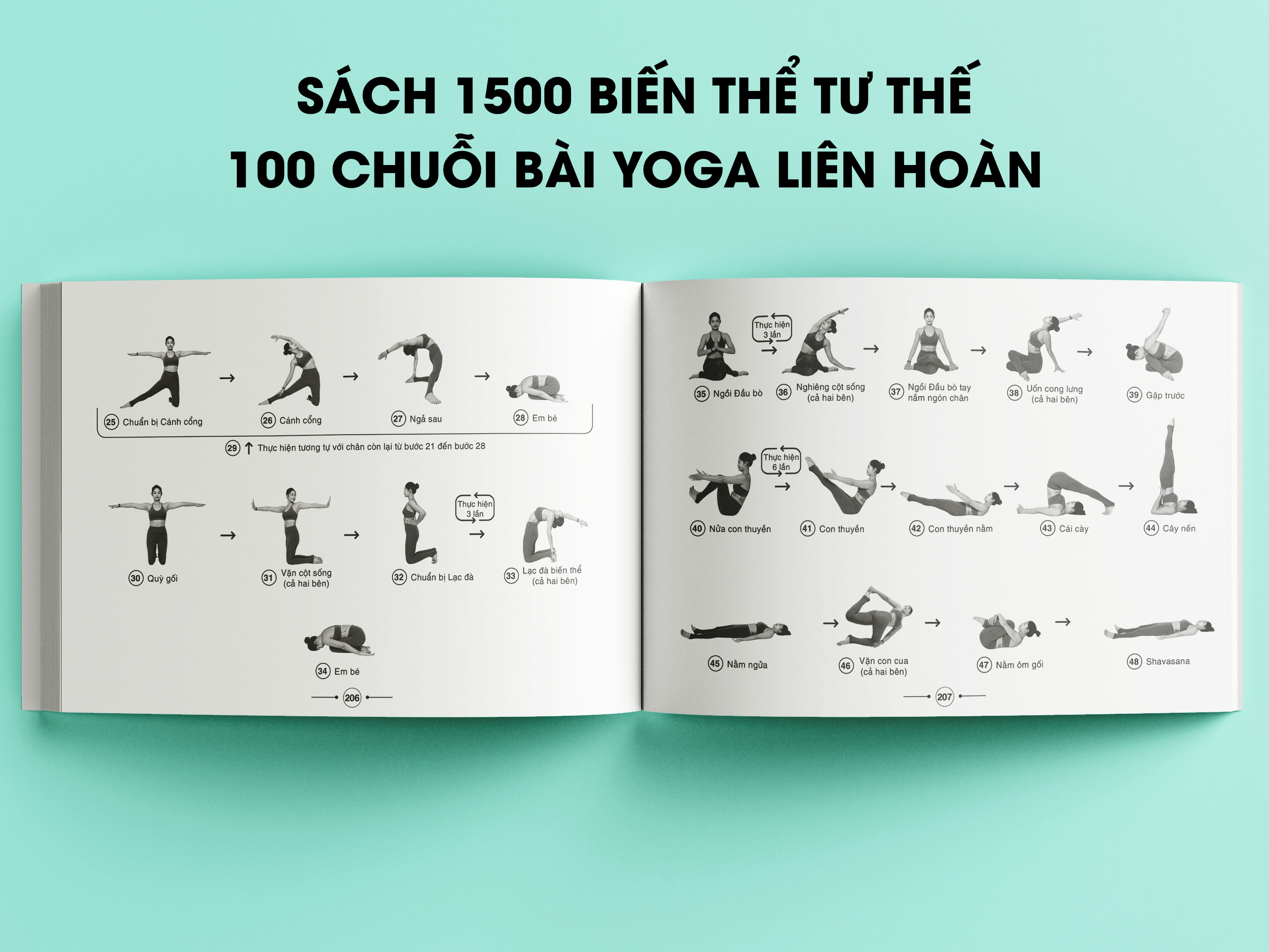 Bộ sách cho Giáo viên Yoga cơ bản: Hướng dẫn khởi động &amp; 200 tư thế Yoga + Giáo án giảng dạy Yoga trị liệu + Hệ thống 1500 biến thể &amp; 100 chuỗi bài Yoga liên hoàn + Những bài dẫn thiền hay dành cho giáo viên Yoga