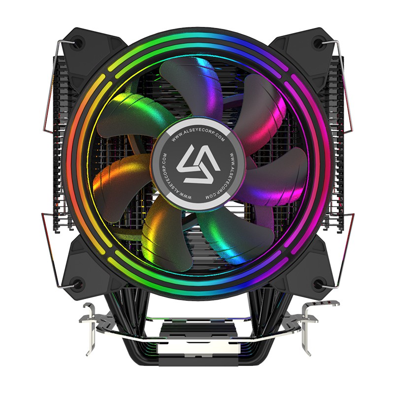 Tản nhiệt khí CPU ALSEYE H120D RGB, 6 ống đồng, 2 Fan - Hàng chính hãng
