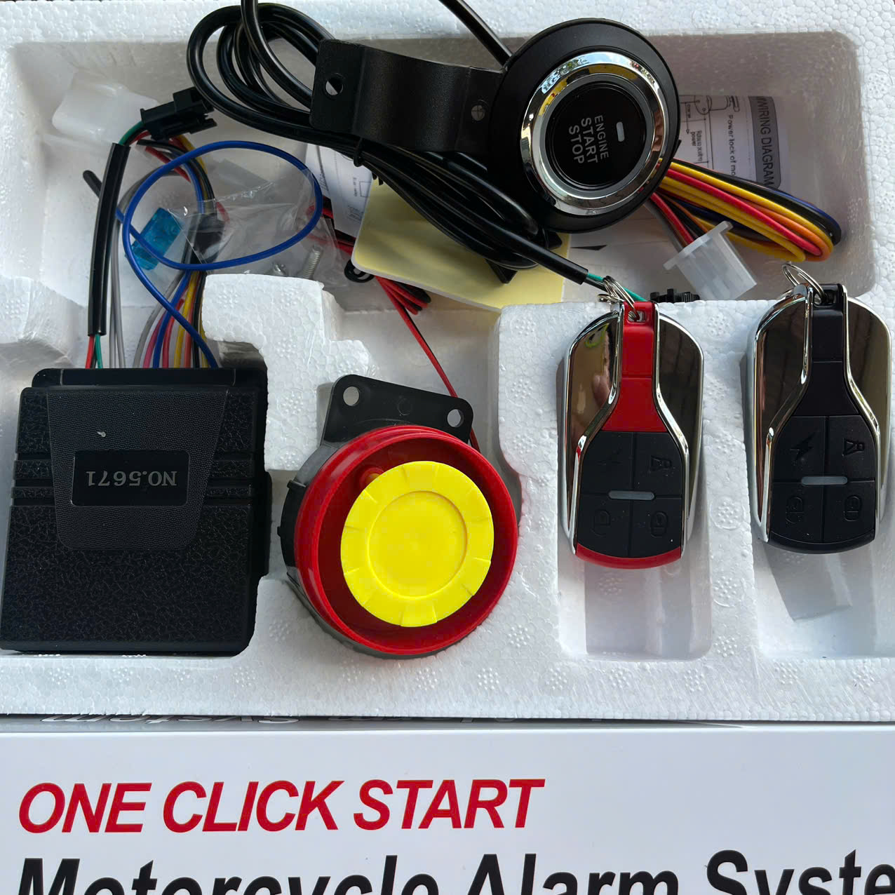 Bộ Khóa Smartkey Chống Trộm Xe Máy Thông Minh Không Cần Chìa –Lắp Được Nhiều Dòng Xe