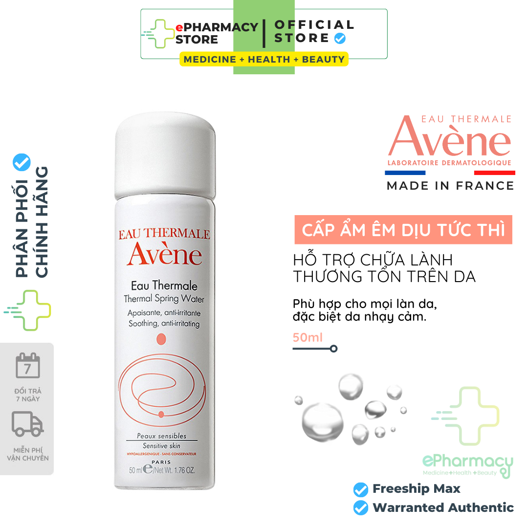 Xịt Khoáng - Xịt Khoáng Avene Cấp Ẩm - Avene Thermal Spring Water 300ml - 150ml - 50ml