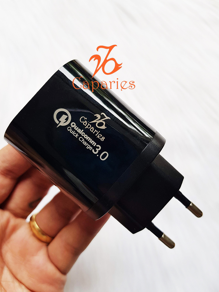 Củ Sạc 3 USB 18W Nhanh Quick Charge 3.0 - Chính Hãng CAPARIES VIỆT NAM