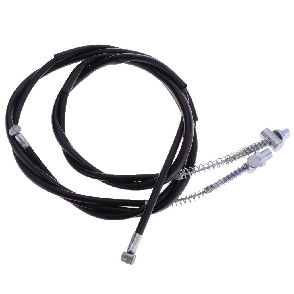 4 Pieces Black Durbale Front & Rear Brake Cable Assembly for PW50