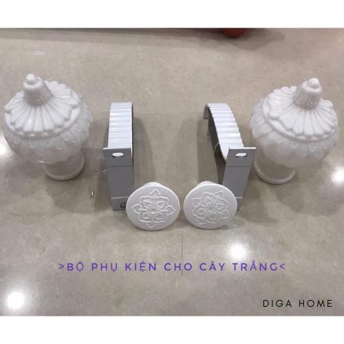 Bộ Thanh Treo Rèm - Đầy Đủ Phụ Kiện - Chắc Chắn Chịu Lực Tốt Độ Bền Cao