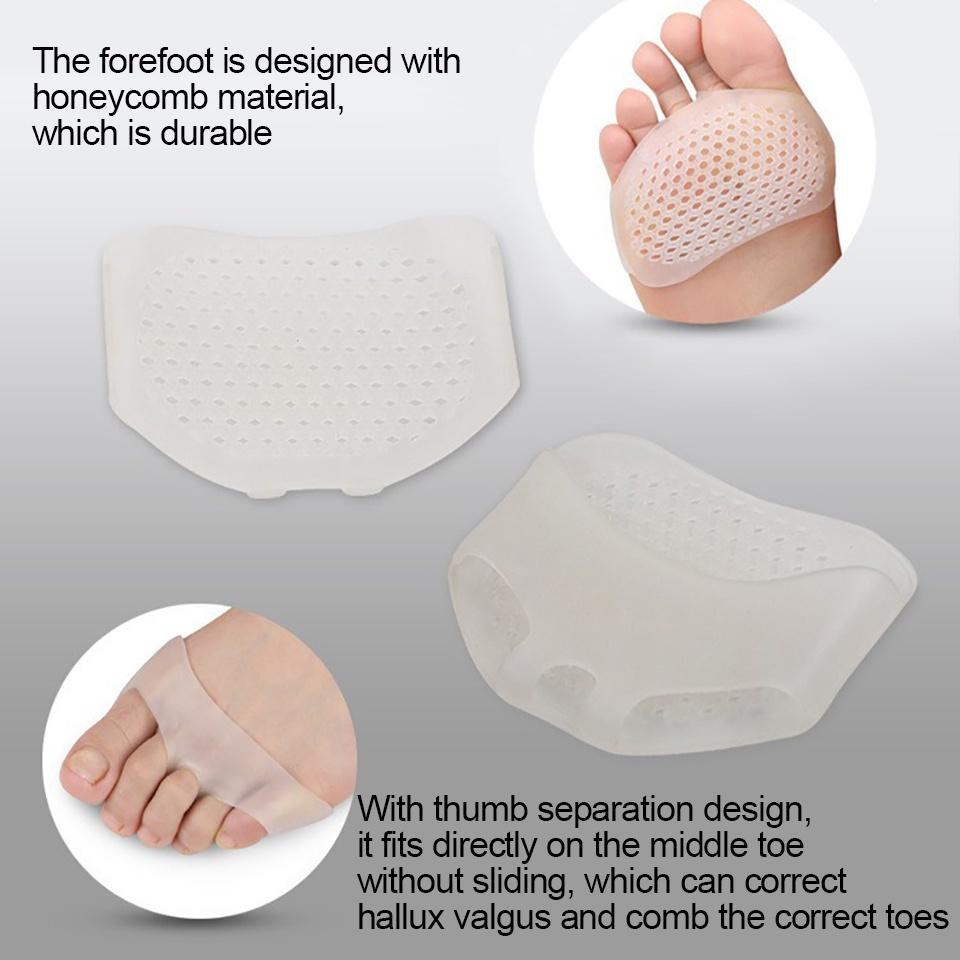 Set 3 Cặp Đệm Silicone Chống Trượt Co Giãn Thoáng Khí Cho Giày Cao Gót