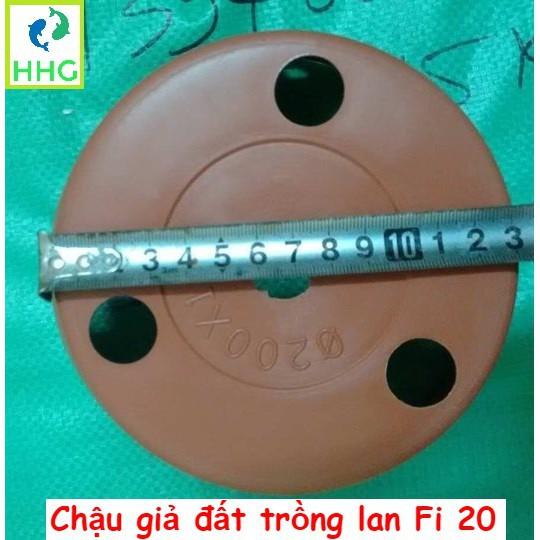 20 chậu giả đất trồng lan Fi 20 - đường kính 20cm