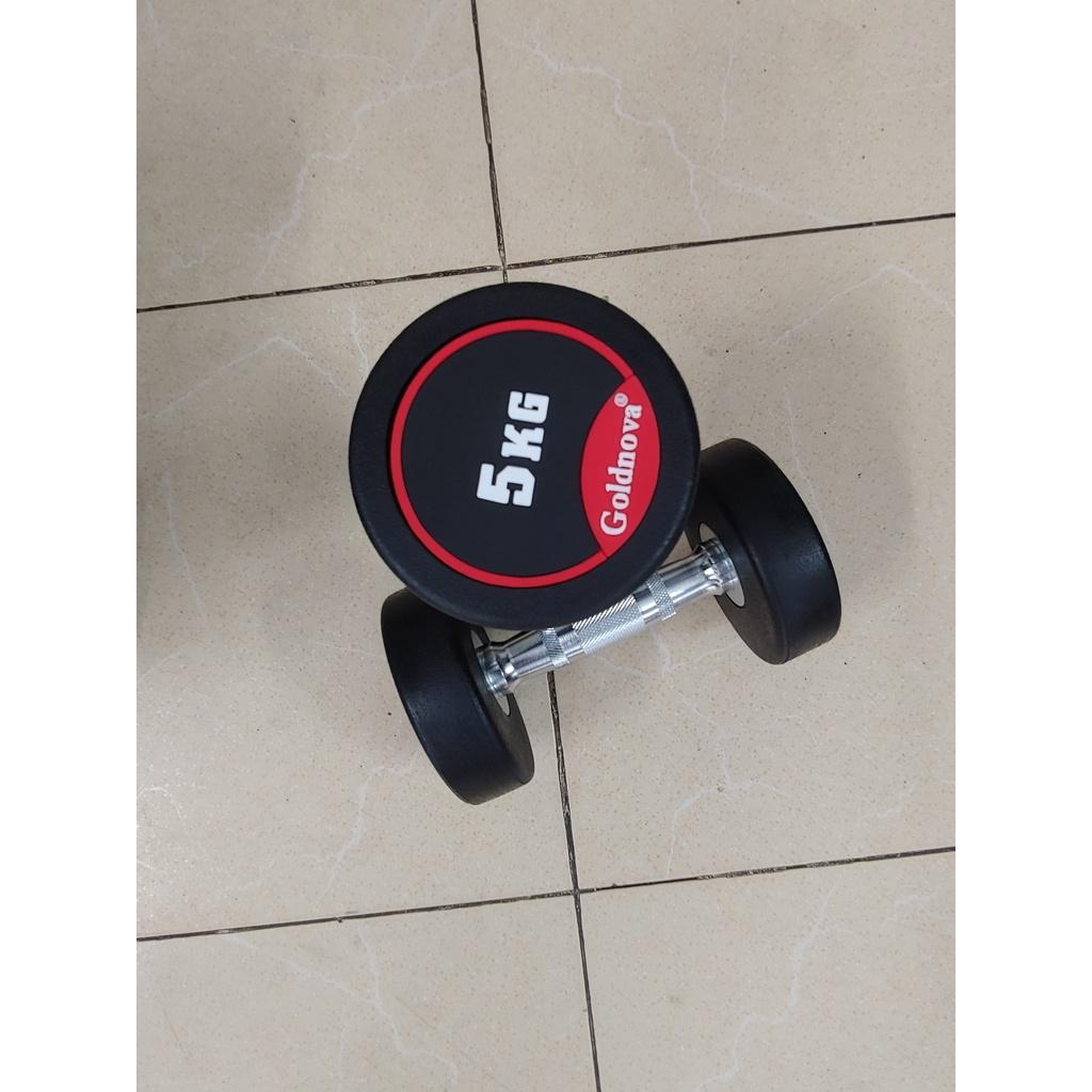 Tạ tay bọc cao su Goldnova loại 2.5kg