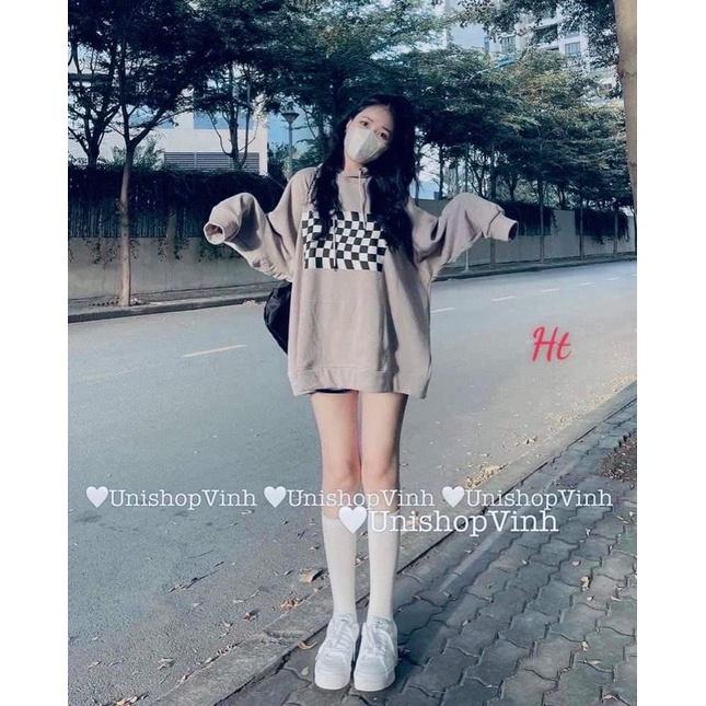 Áo hoodie 5D Caro nỉ cotton H2A