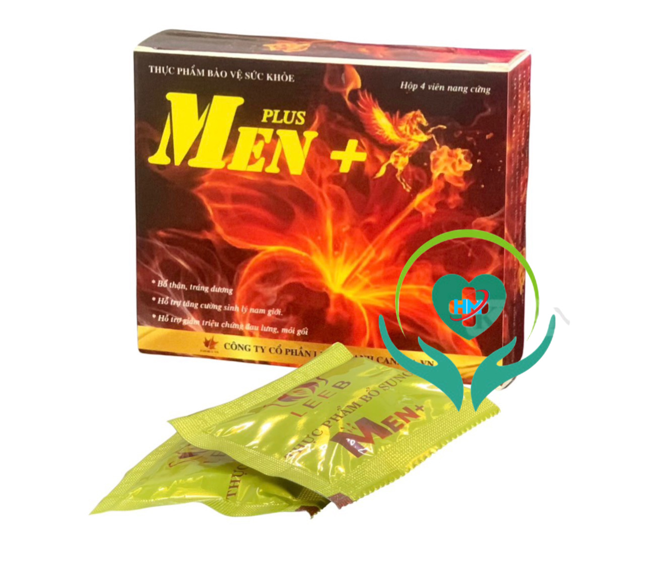 ￼Viên uống tăng cường sinh lí nam - MEN+ (hộp 2 gói x 2 viên)