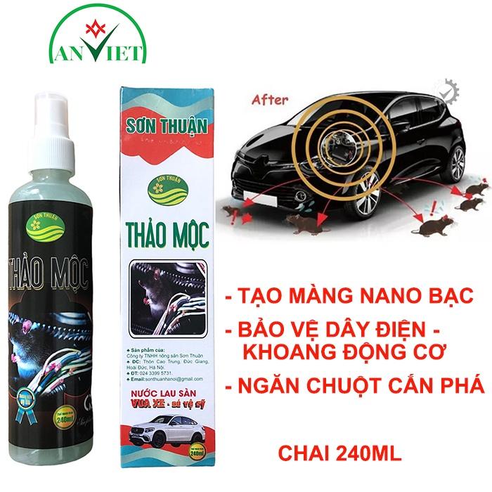 Chai xịt chống chuột trên ô tô; Hiệu lực kéo dài 6 tháng sau mỗi lần xịt; Chai xịt đuổi chuột; Xịt chống chuột ô tô