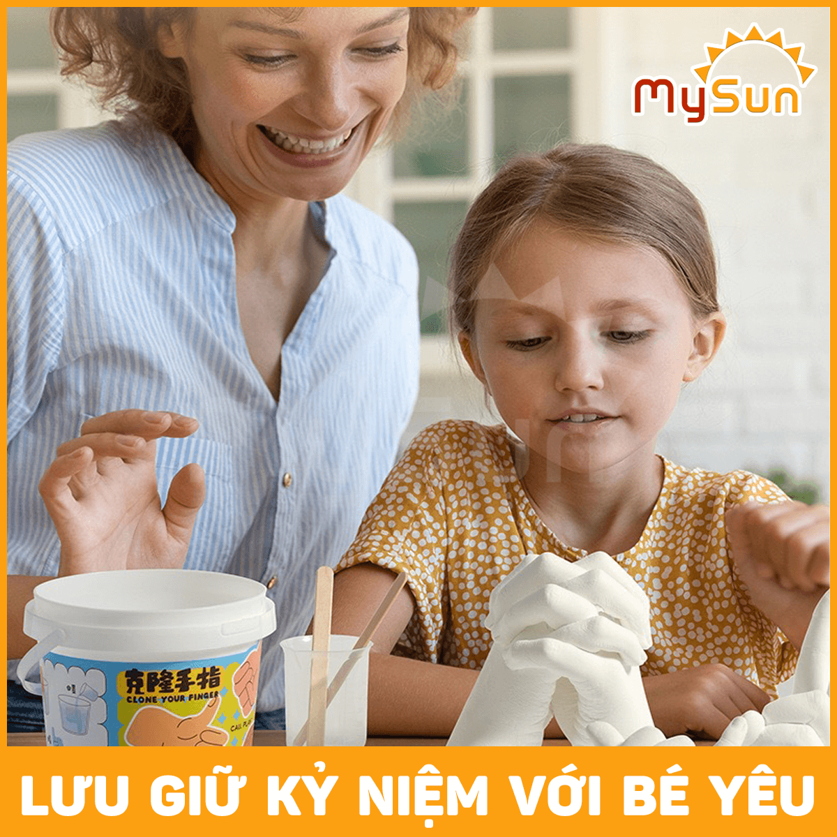 Bộ làm tượng tay tô màu thạch cao cho bé ba mẹ đồ chơi giá rẻ MySun