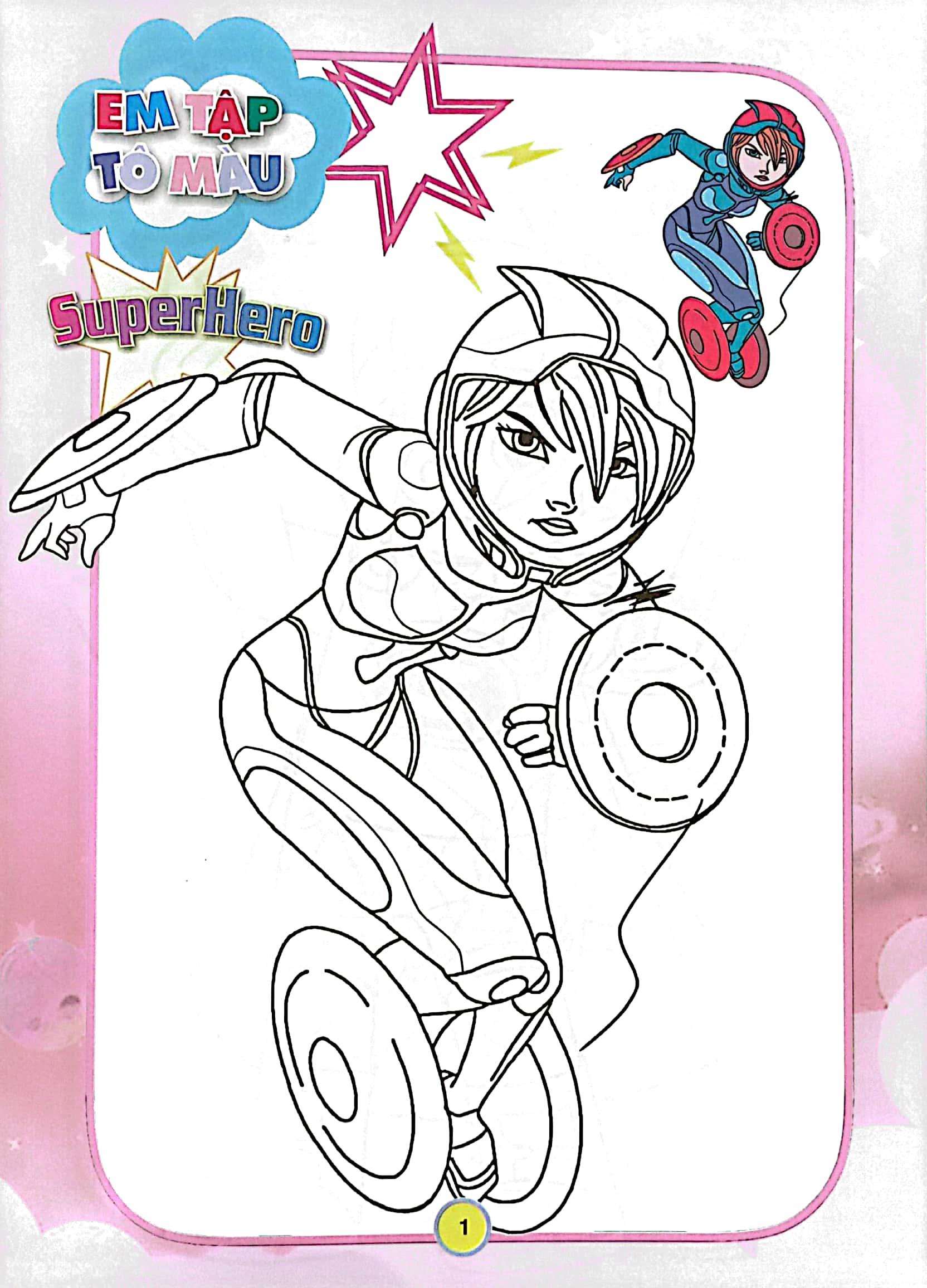 Em Tập Tô Màu - Super Hero Siêu Nhân 3