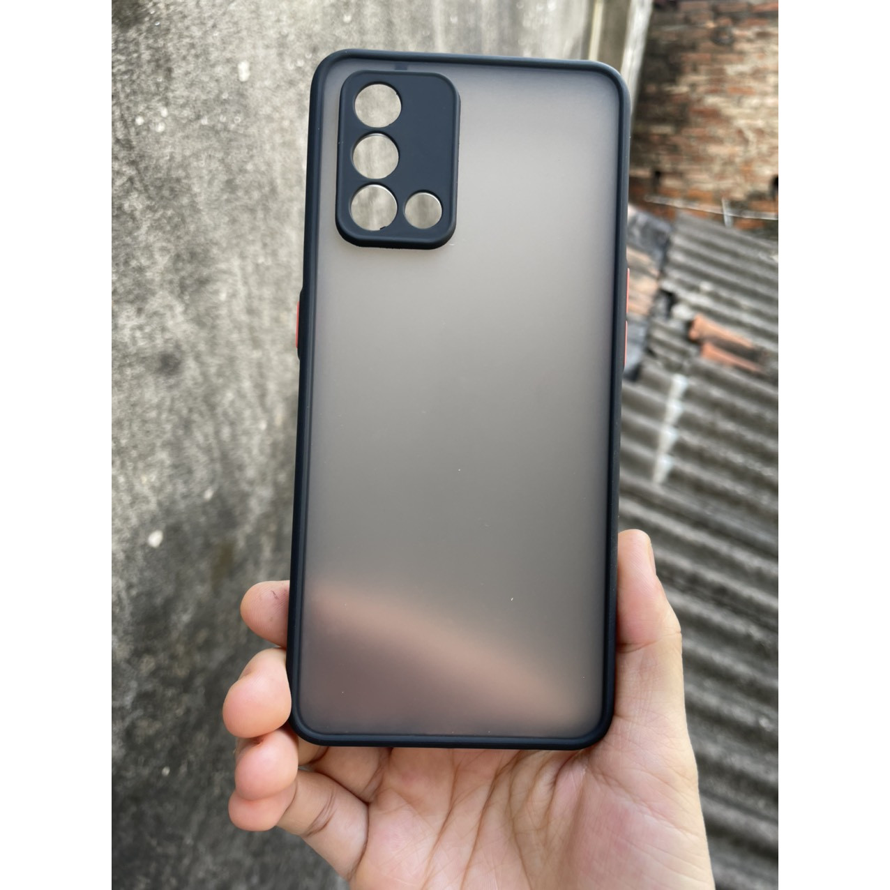 Ốp lưng nhám mờ cho Oppo A74 chống sốc, bảo vệ Camera