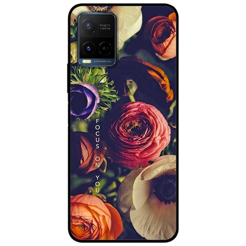 Ốp lưng dành cho Vivo Y21 - Vivo Y21s mẫu Hoa Hồng U
