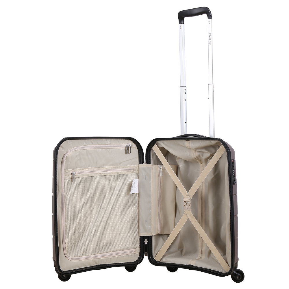 Vali Kéo Nhựa Du Lịch STARGO JASPER Z22 - Size S / Xách Tay - Khóa TSA - Nhựa PP