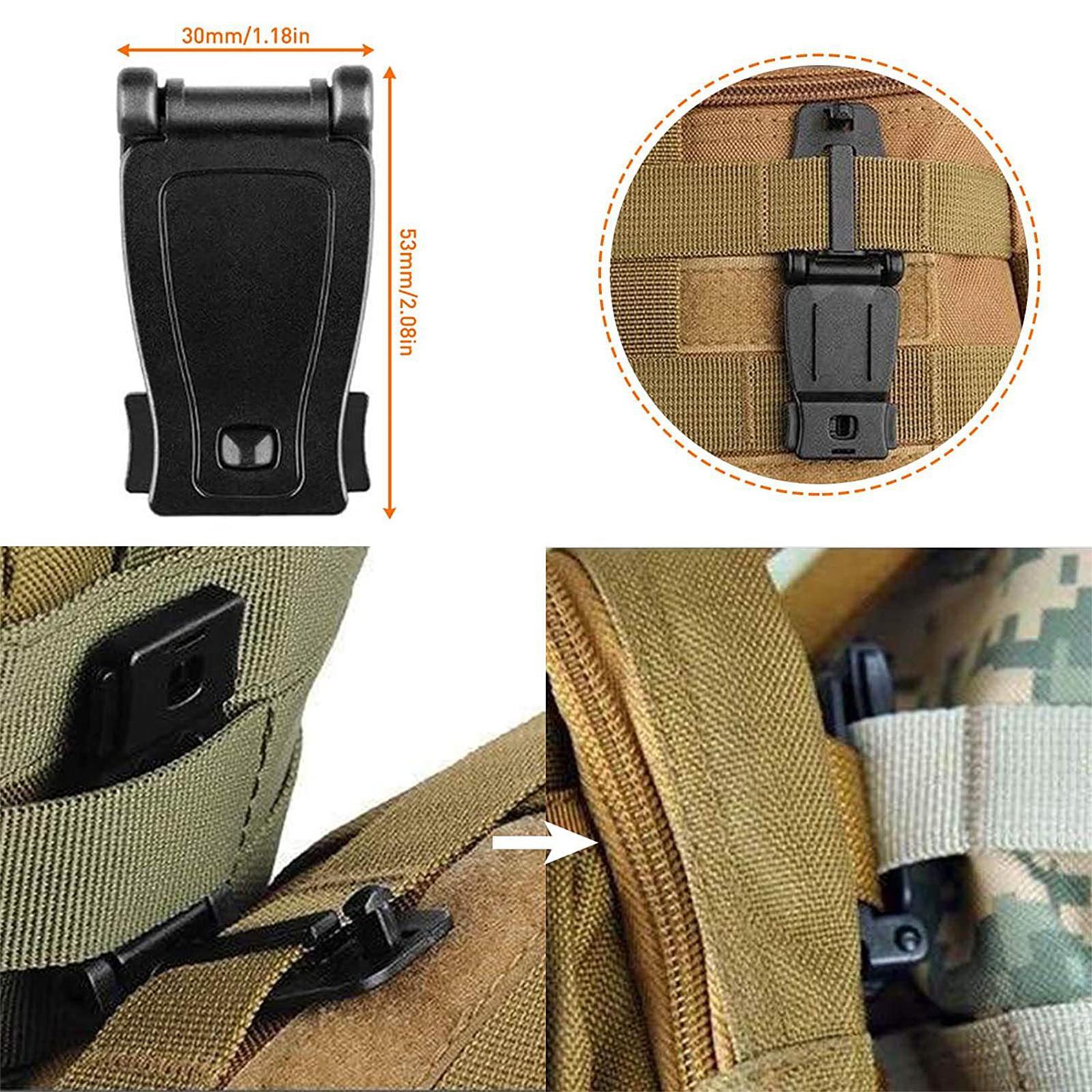 Molle Accessories  Attachments D Rings Purse Waist Bag Pouch for Camping