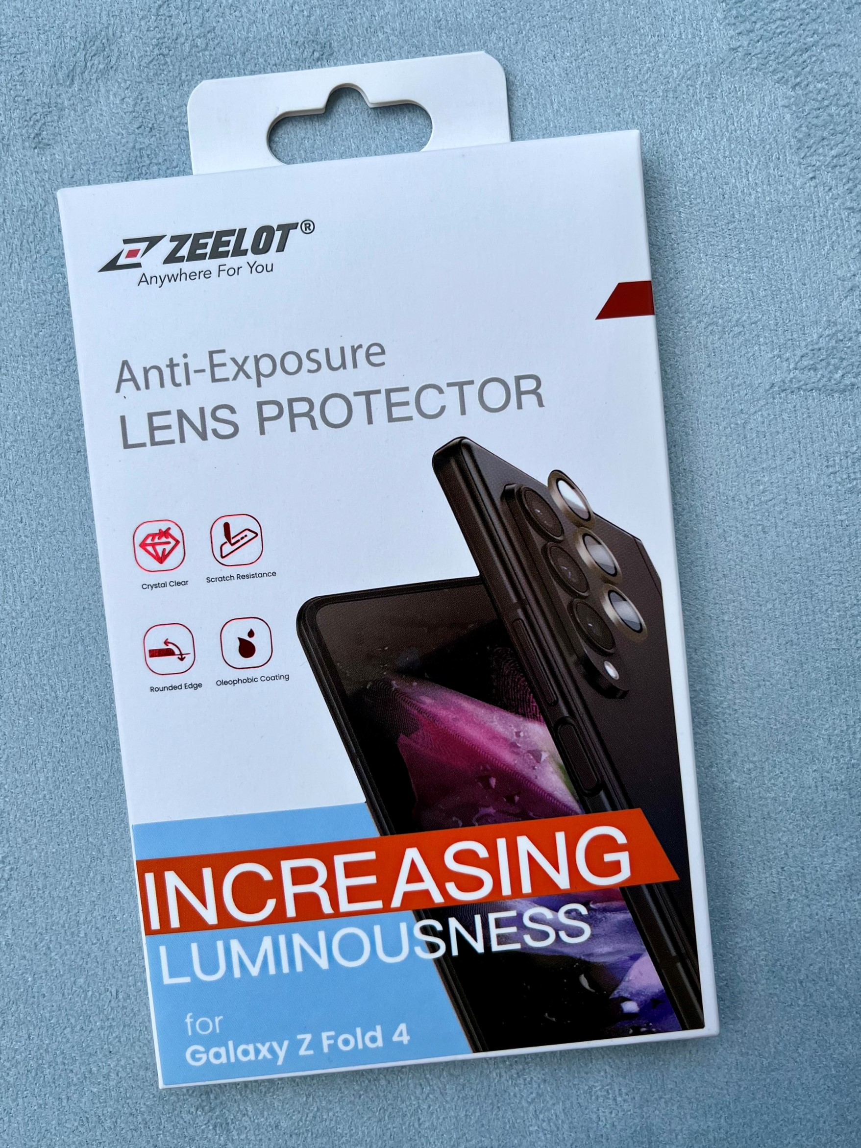 Kính Cường Lực Camera Lens ZEELOT PISHIELD Dành Cho Samsung Galaxy Z Fold 4 5G - Hàng Chính Hãng