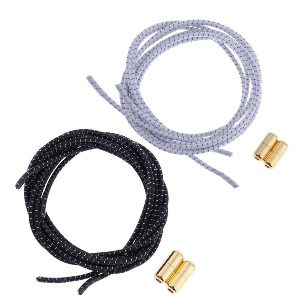 No Tie Shoelaces for Kids and Adults, Elastic Nylon No Tie Laces for Sneaker Shoes