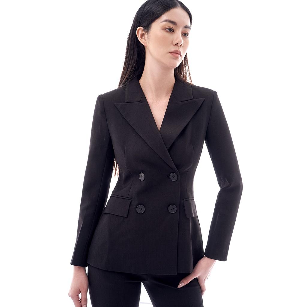 Áo Blazer kiểu 4 cúc màu đen 2NDDATE BL023B