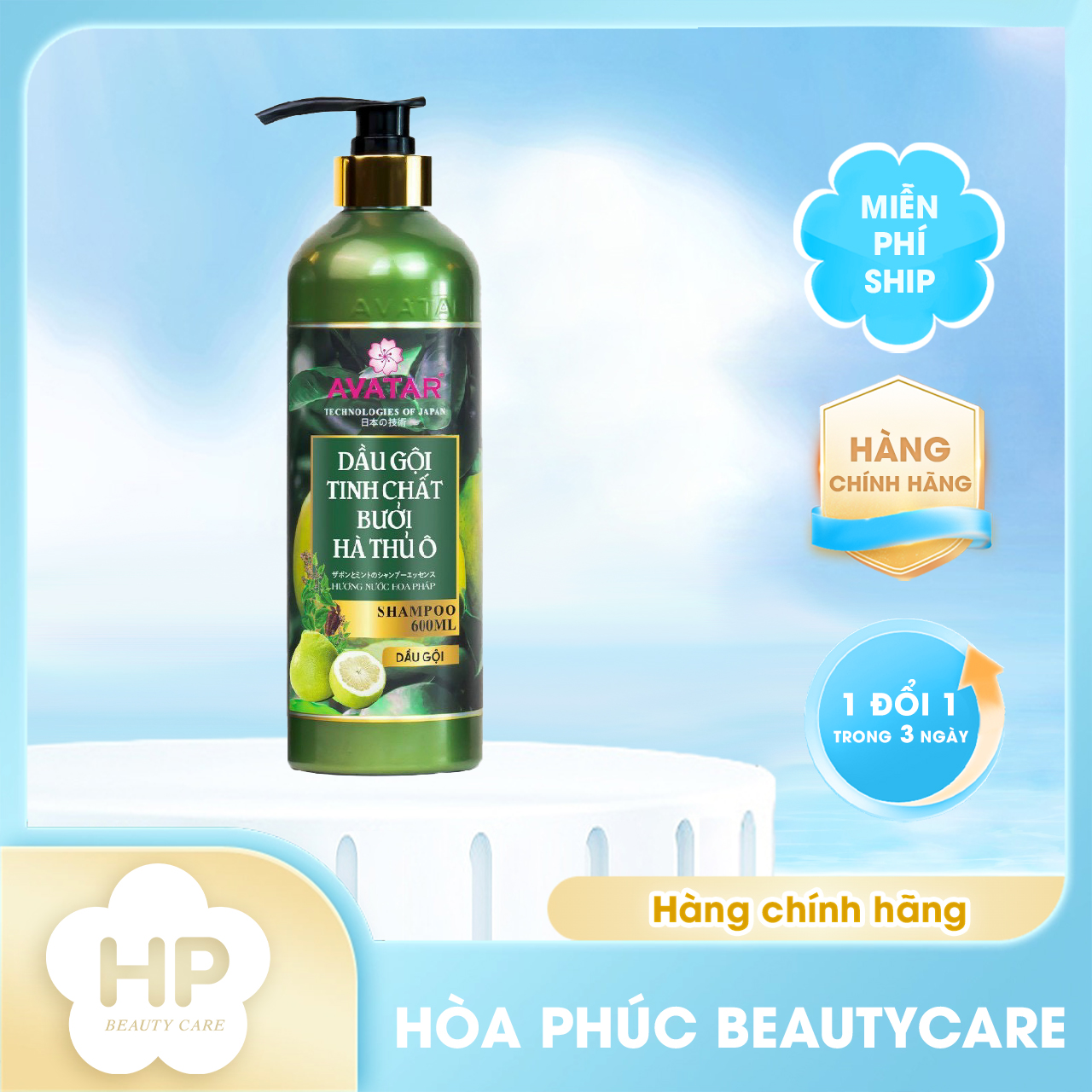 Dầu Gội - Xả Chiết Xuất Tinh Chất Olive Avatar Shampoo (Chai 800 ML)